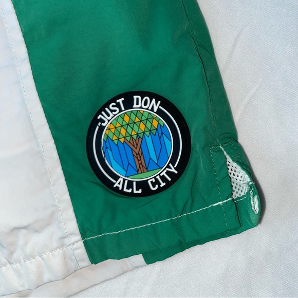 Just Don All City Shorts White / Purple / Green Men’s Size Small - Picture 2 of 5